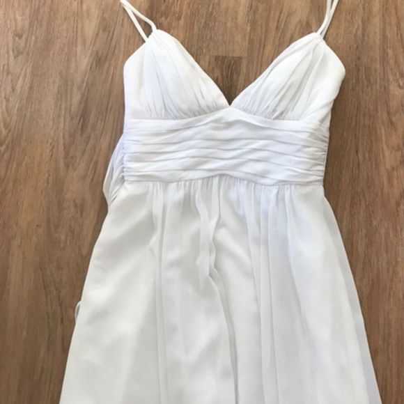 Bari Jay Dresses & Skirts - White formal dress by Bari Jay